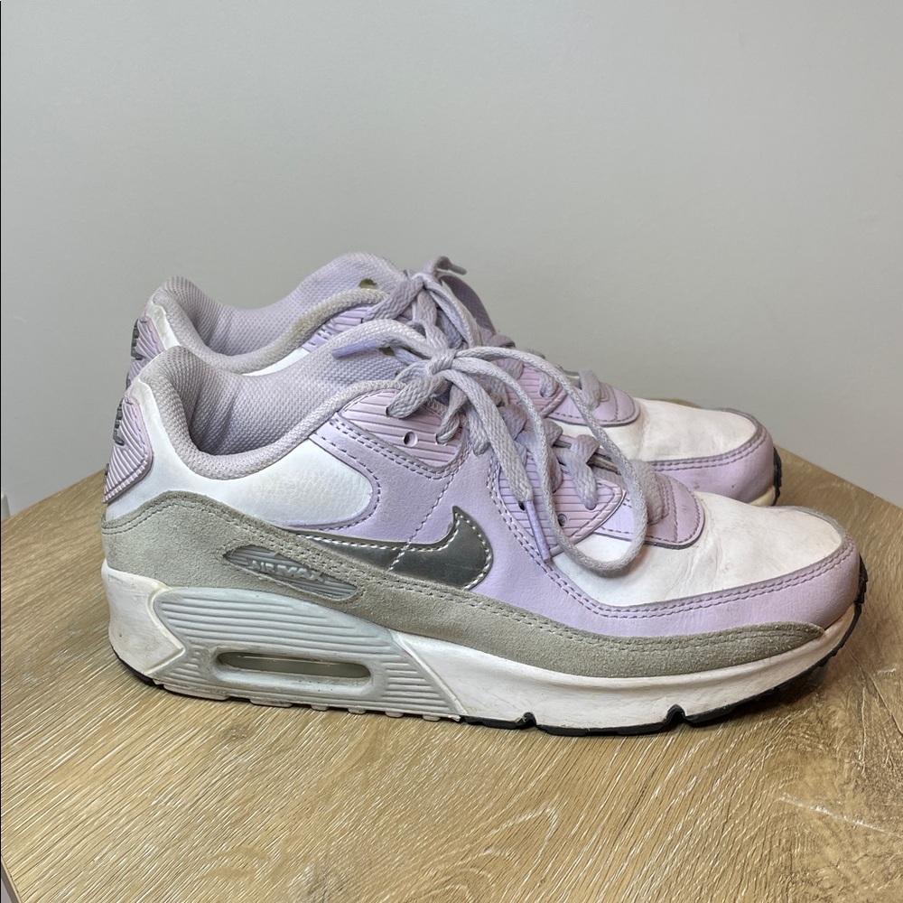 Nike Air Max 90 Stylish Sneakers in Purple / White / Gray